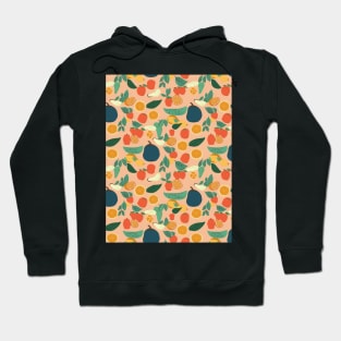 Colorful Fruit Motif in Seamless Pattern V5 Hoodie